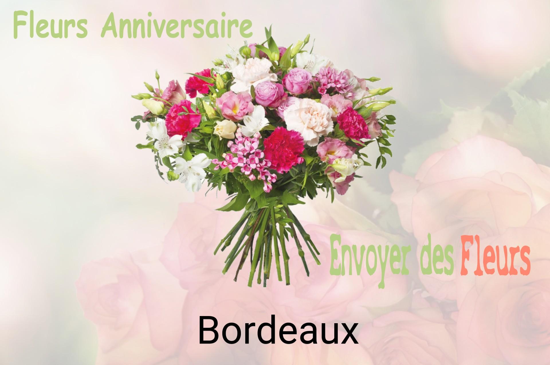 Bouquet de fleurs d’anniversaire livré à Bordeaux