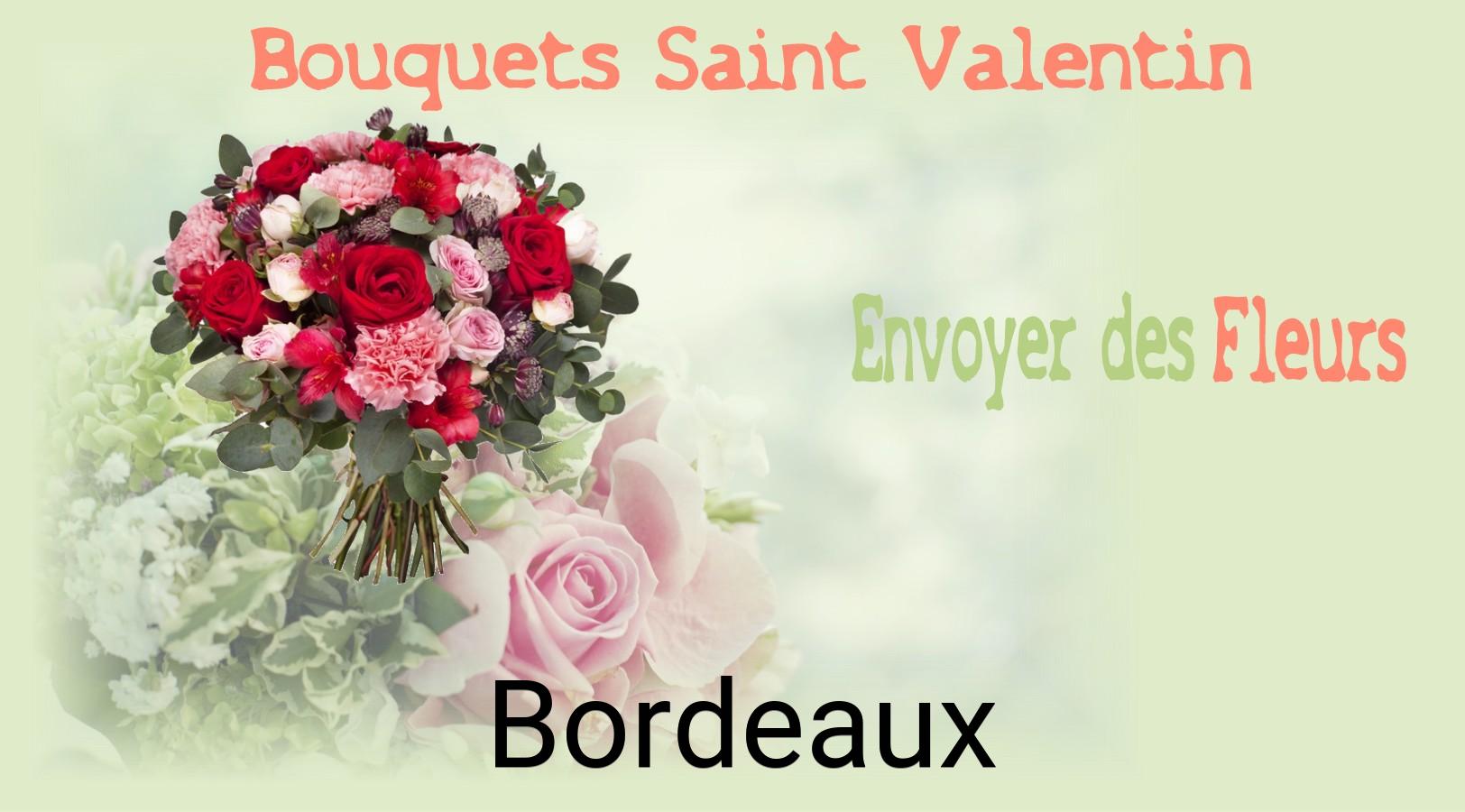 Roses de Saint-Valentin livrées à Bordeaux